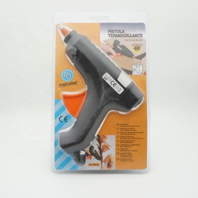 Factory Direct Sale Strong 40w Black Color Hot Melt Glue Gun DIY Craft